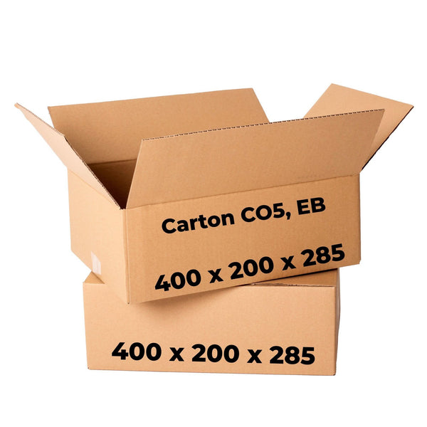 Set 20 cutii carton CO5, EB, 400 x 200 x 285 Cutii ambalare Nati Shop