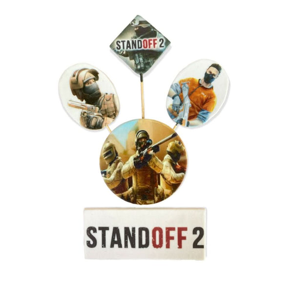 Set decoratiuni comestibile din zahar, Standoff 2 Nati Shop