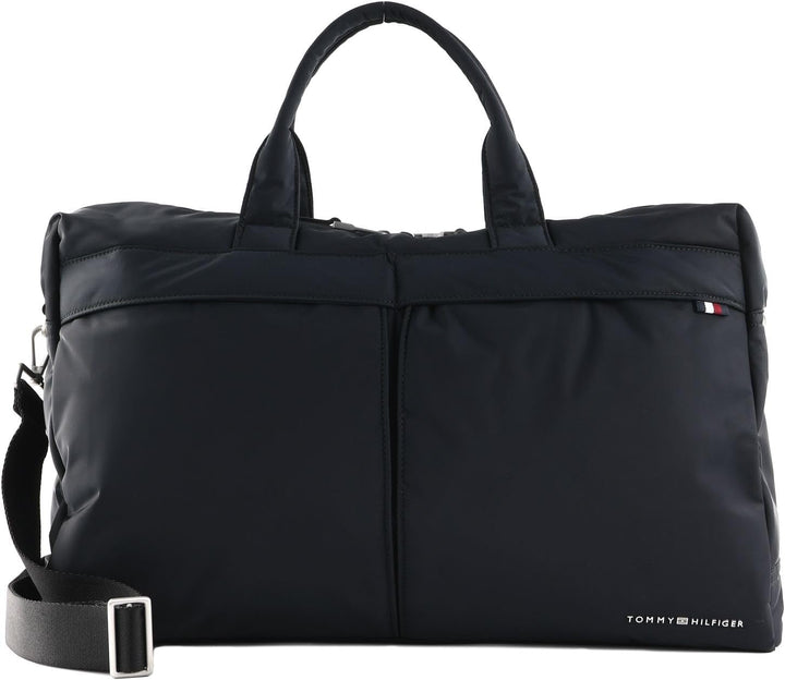 Tommy Hilfiger bărbați TH Signature geantă de voiaj AM0AM12218 sac de călătorie, negru (negru) Bagaje și echipament de călătorie Naty Shop Titlu implicit